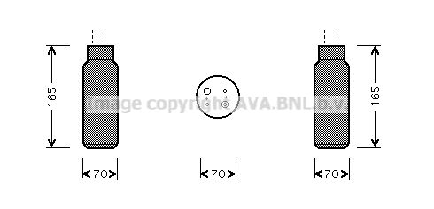 AVA QUALITY COOLING Kuivain, ilmastointilaite HDD115